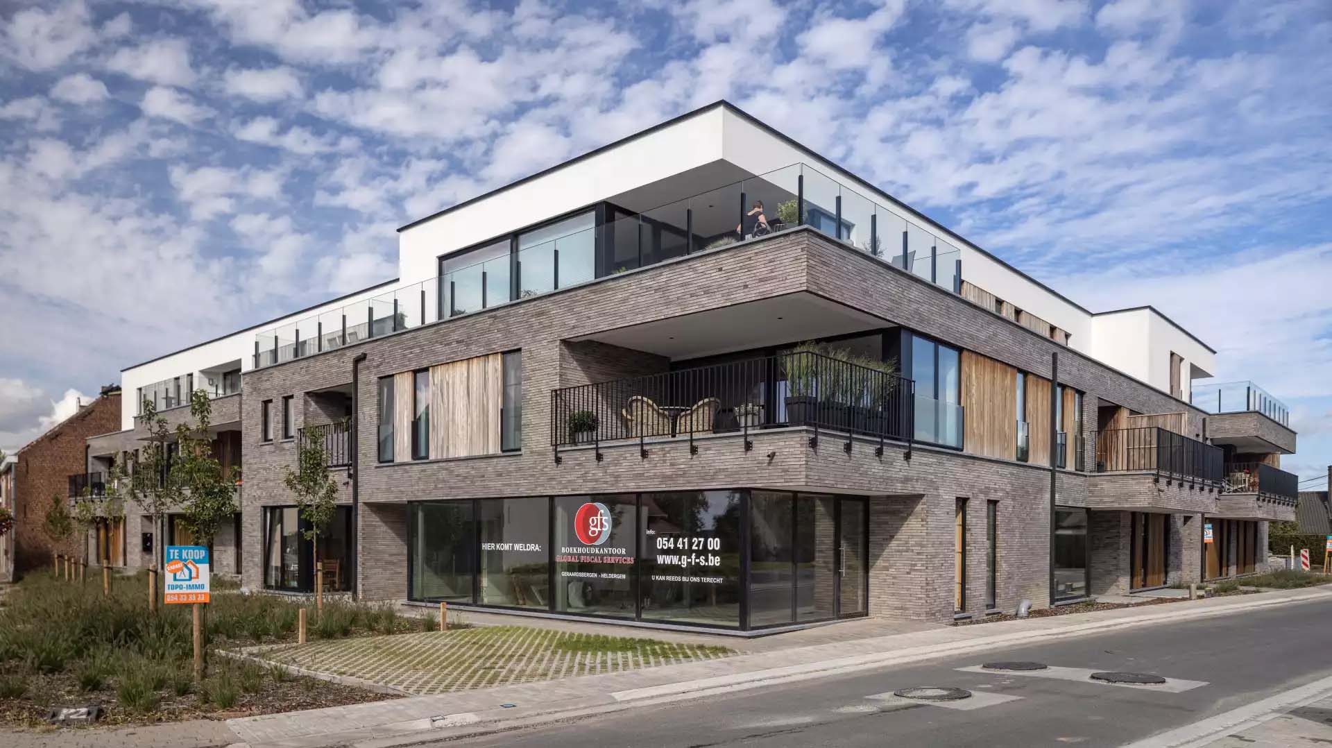 nieuwbouw Heldergem | Meergezinswoning  in de dorpskern banner